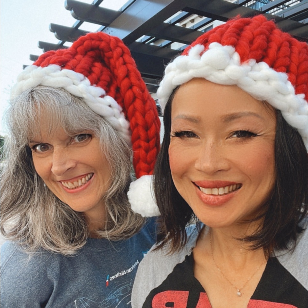 Handmade Chunky Knit Christmas Santa Hat